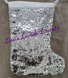 Sequin Christmas Stocking-Personalized