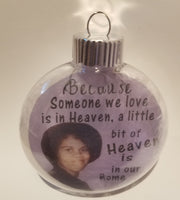 Memorial Floating Christmas Ornaments