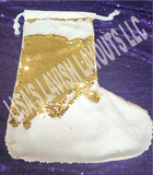 Sequin Christmas Stocking-Personalized