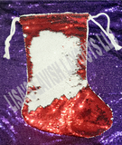 Sequin Christmas Stocking-Personalized